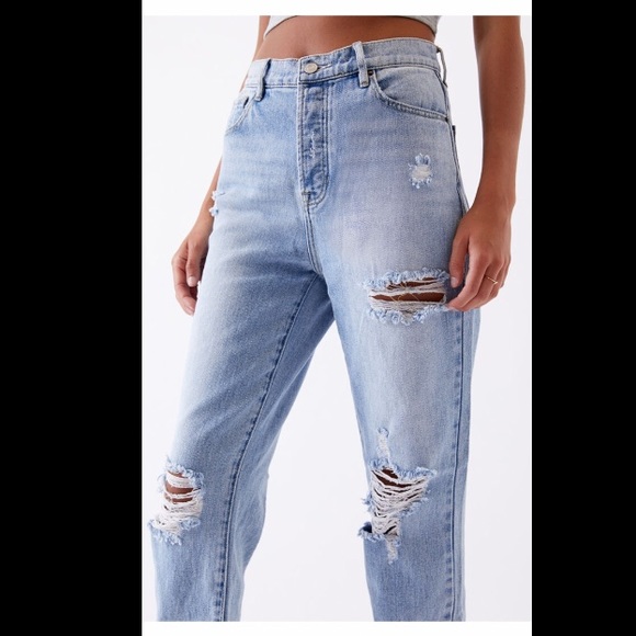 light high waisted straight leg jeans